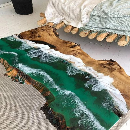 Custom River Epoxy Resin Tables - resinhomefurniture