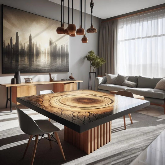 How to Pick the Perfect Resin or Epoxy Dining Table for Your Space - resinhomefurniture