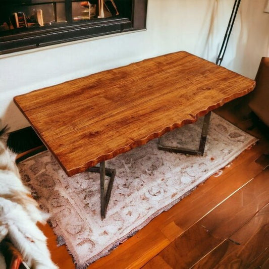 Unveiling The Beauty of 6-Seater Acacia Wood Dining Table - resinhomefurniture