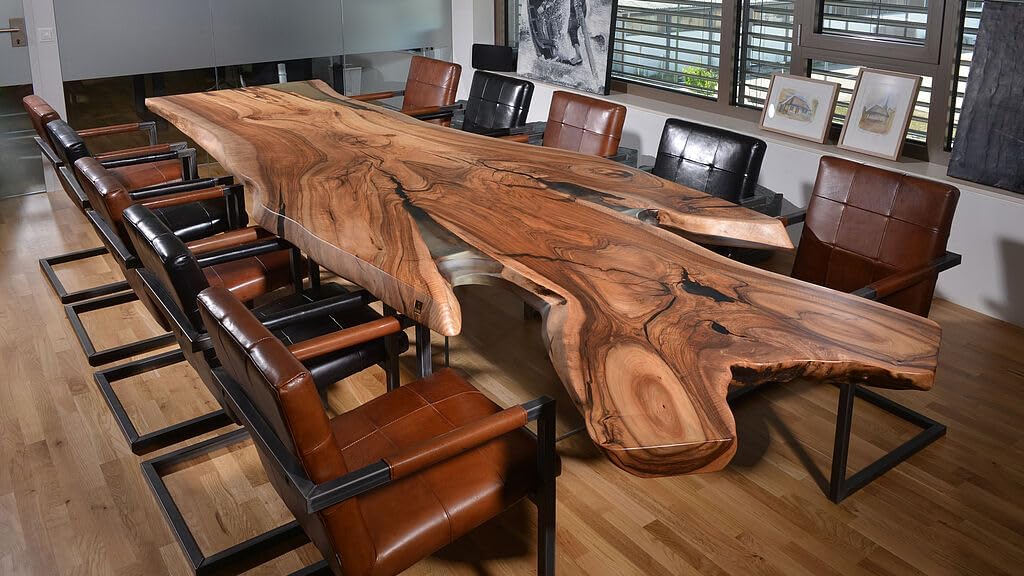 Custom Made Live Edge Table Wooden Dining Table Coffee Table End Table Bar Counter Top Living Room Table Wall Art Wooden Table Side/End Table Home Decor - resinhomefurniture