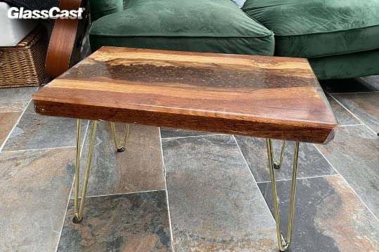 Customizable Epoxy Clear Resin Coffee Bean Dining Table for 2, 4 Epoxy Coffee Table Top, Living Room Table, end Table, Bar Counter - resinhomefurniture