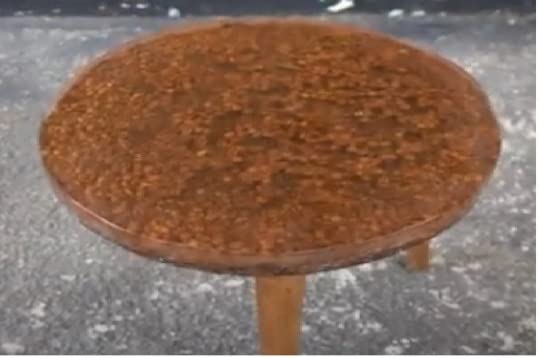 Customizable Epoxy Clear Resin Coffee Bean Dining Table for 2, 4 Epoxy Coffee Table Top, Living Room Table, Home Office Table, Bar Counter - resinhomefurniture