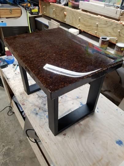 Customizable Epoxy Clear Resin Coffee Bean Table for 2, 4, 6, 8 Epoxy Coffee Table Top, Living Room Table, end Table - resinhomefurniture