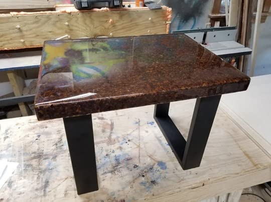 Customizable Epoxy Clear Resin Coffee Bean Table for 2, 4, 6, 8 Epoxy Coffee Table Top, Living Room Table, end Table - resinhomefurniture