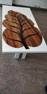 Customized Large Epoxy Table, Clear Resin Dining Table for 2, 4, 6, 8 Leaf Table, Epoxy Coffee Table, Living Room Table, Home décor - resinhomefurniture