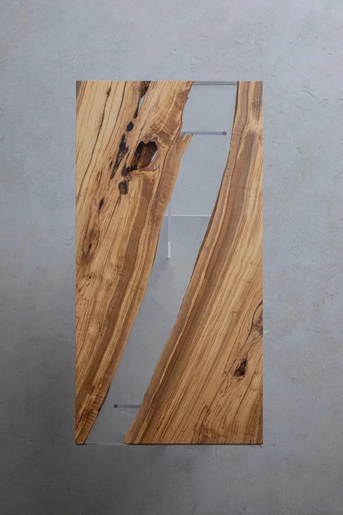 Customized Large Epoxy Table, Clear Resin Dining Table for 2, 4, 6, 8 Wooden Transparent Table, Epoxy Coffee Table, Living Room Table, Home décor - resinhomefurniture