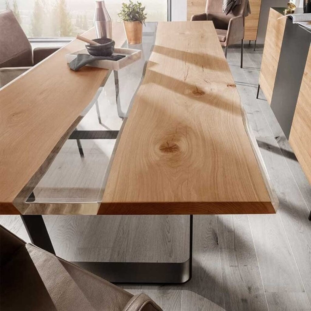 Customized Large Epoxy Table, Resin Dining Table Clear Resin Table for 2, 4, 6, 8 River epoxy Dining Table, Epoxy Coffee Table, Living Room Table, Home décor - resinhomefurniture