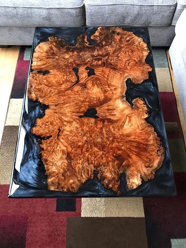 Customized Large EPOXY Table, Resin Dining Table for 2, 4, 6, 8 Center Wood River Dining Table Top, Wood Epoxy Coffee Table Top, Living Room Table - resinhomefurniture