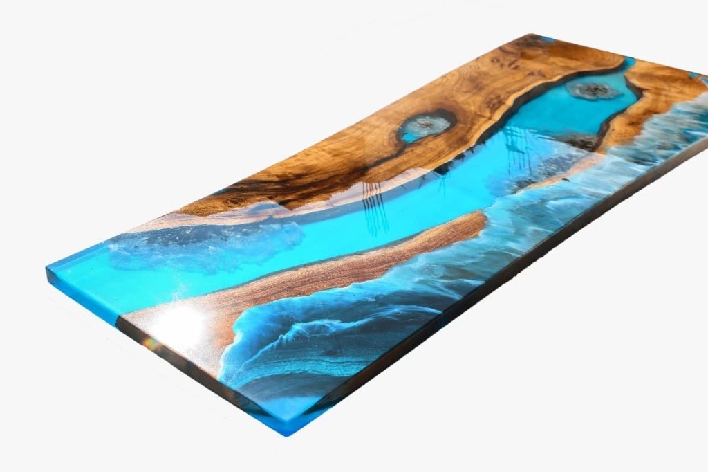Customized Large Epoxy Table, Resin River Dining Table for 2, 4, 6, 8, Living Room Table Epoxy Coffee Table Top, Bar Counter - resinhomefurniture