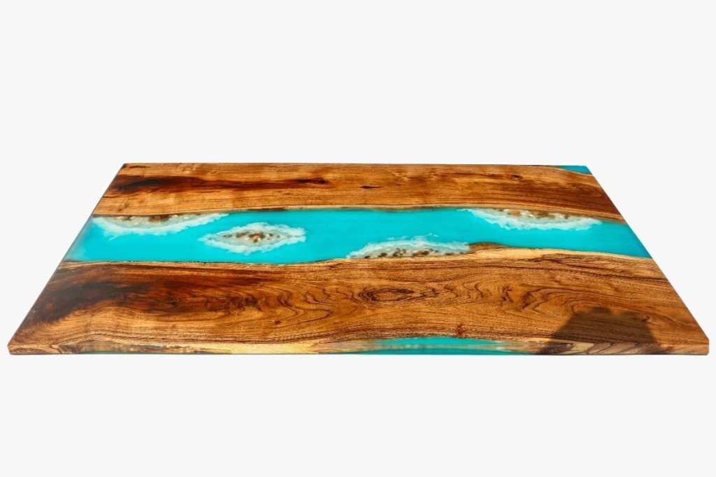 Customized Large Epoxy Table, Resin River Dining Table for 2, 4, 6, 8, Resin Living Room Table Epoxy Coffee Table Top, Bar Counter - resinhomefurniture