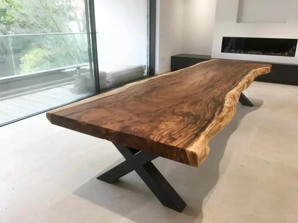 Customized Large Epoxy Table, Wooden Live Edge, Resin Dining Table for 2, 4, 6, 8, Epoxy Coffee Table, Living Room Table, Home décor - resinhomefurniture