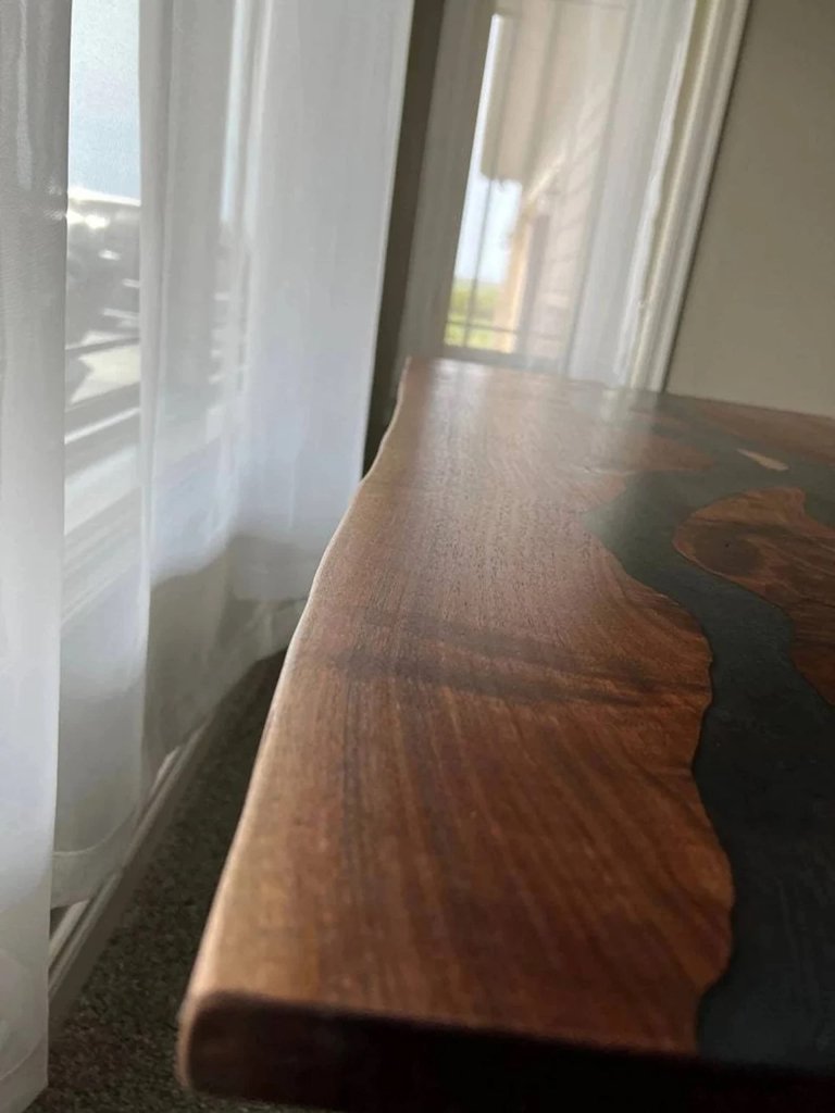 Customized Large Live Edge EPOXY Table, Resin Dining Table for 2, 4, 6, 8 River Dining Table Top, Wood Epoxy Coffee Table Top, Living Room Table - resinhomefurniture