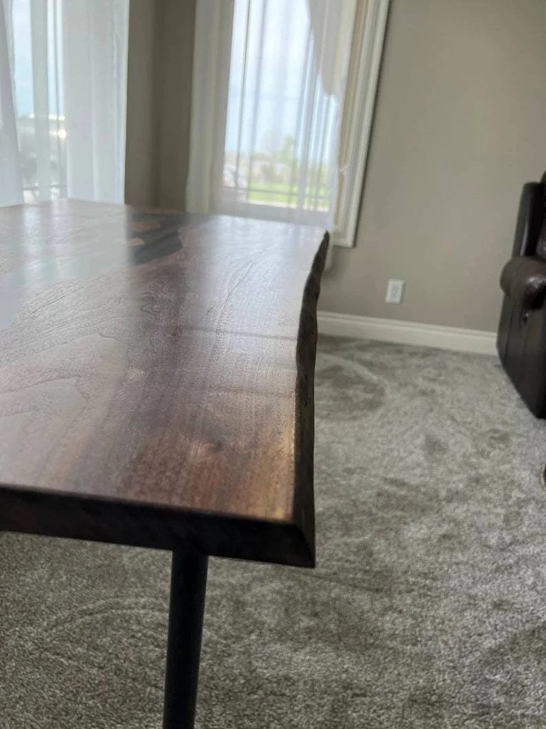 Customized Large Live Edge EPOXY Table, Resin Dining Table for 2, 4, 6, 8 River Dining Table Top, Wood Epoxy Coffee Table Top, Living Room Table - resinhomefurniture
