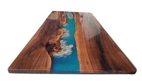Customized Unique Large Epoxy Table, Resin Epoxy River Dining Table for 2, 4, 6, 8 Flexible and Customized, Living Room Table, Home décor - resinhomefurniture