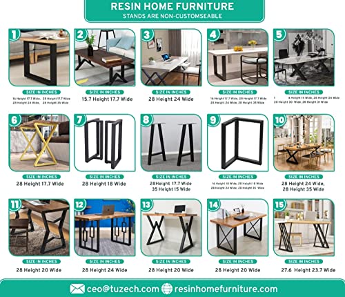 Customized Unique Large Epoxy Table, Resin River Dining Table for 2, 4, 6, 8 Flexible and Customized, Living Room Table, Home décor - resinhomefurniture