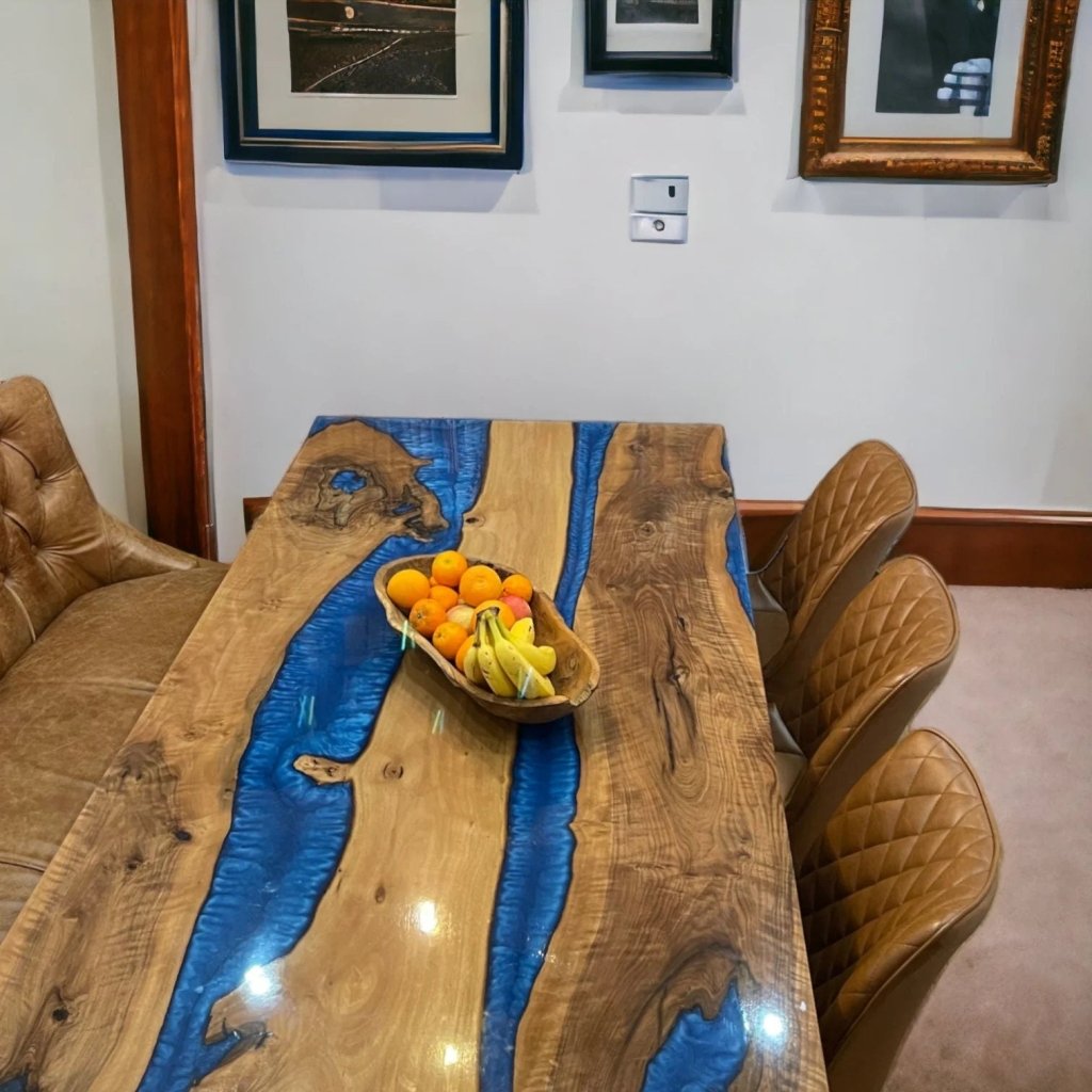 Epoxy Dining Table River Table Resin Coffee Table for 2, 4, 6, 8 Ocean Table Living Room Table Epoxy Table Top Home D?cor Wall Art - resinhomefurniture