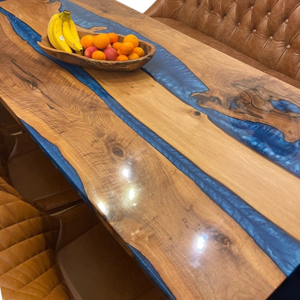 Epoxy Dining Table River Table Resin Coffee Table for 2, 4, 6, 8 Ocean Table Living Room Table Epoxy Table Top Home D?cor Wall Art - resinhomefurniture