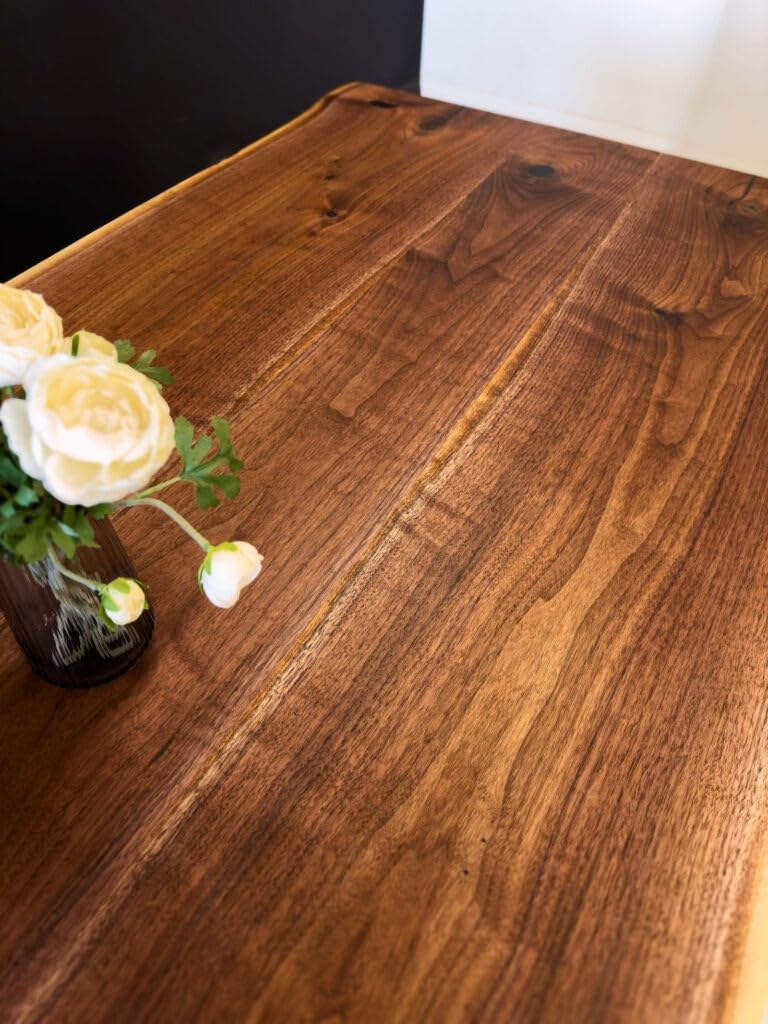 Extendable Solid Wooden Live Edge Dining Table Living Room Table Coffee Table Center Table End/Side Table Conference Table Kitchen Table Hallway Table Home Décor - resinhomefurniture