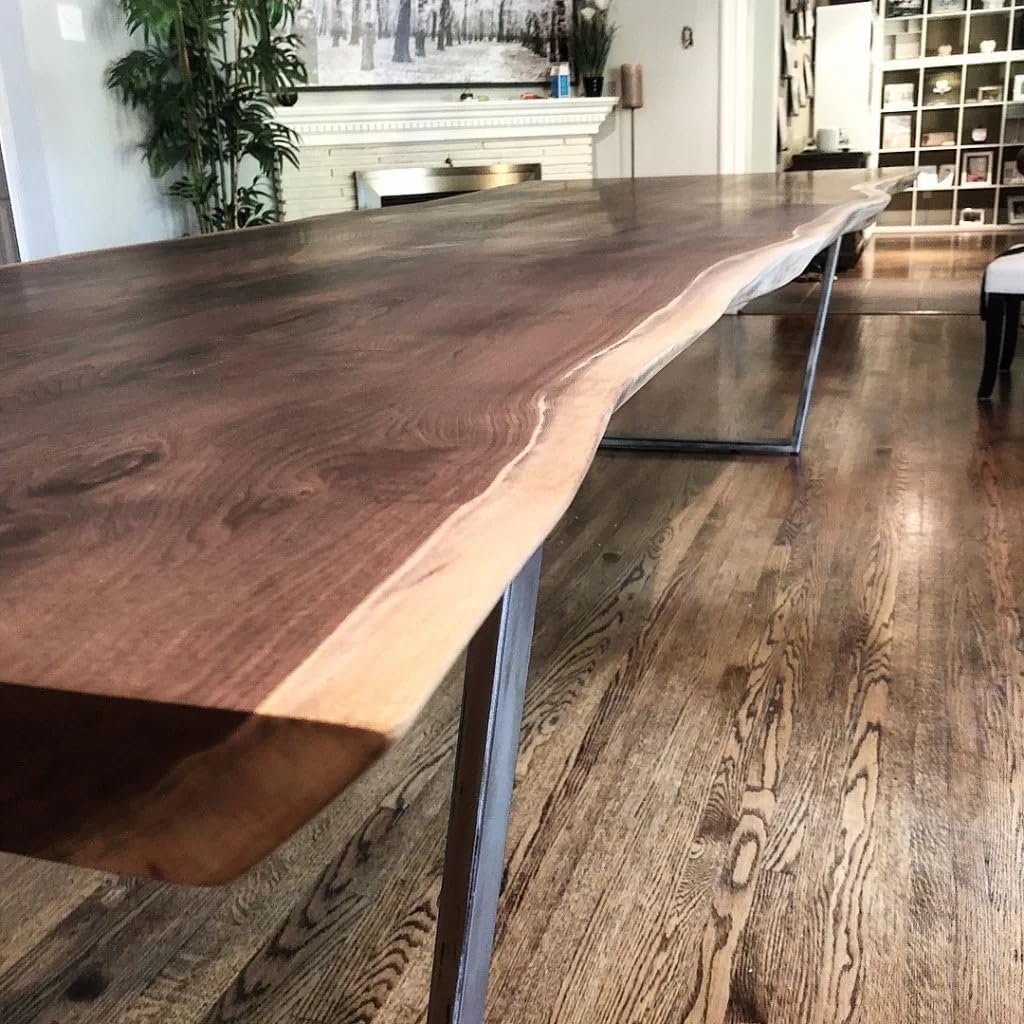 Large Massive Live Edge Wooden Dining Table Coffee Table Console Table Living Room Table Kitchen Table Patio Table Bar Table End/Side Table Centre Table Home Décor - resinhomefurniture