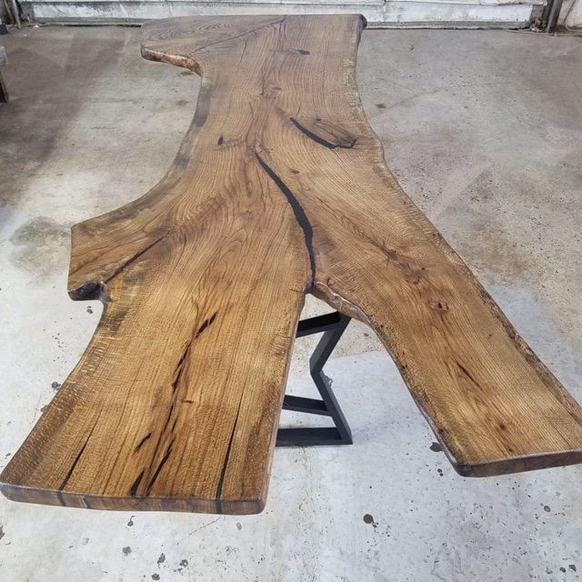 Live Edge Large Indoor Dining Table Wooden Table Epoxy Coffee Table for 2, 4, 6, 8 Bar Counter Top Living Room Table Wall Art Wooden Table - resinhomefurniture