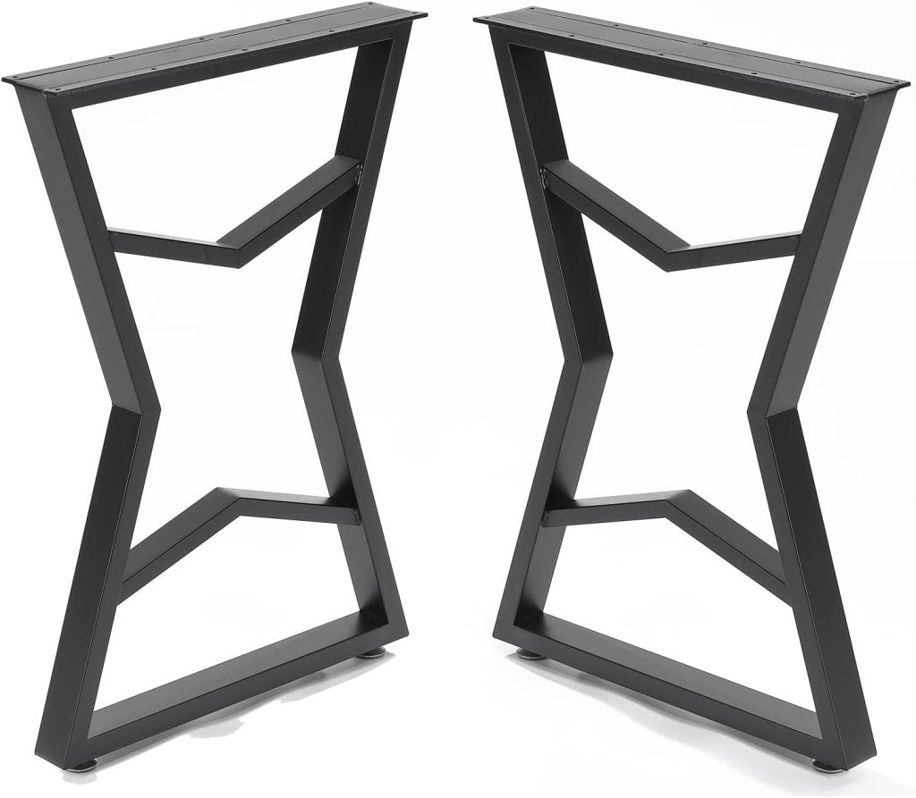 Metal Coffee Table Leg Desk Legs Set of 2 Industrial Table Legs,Metal Table Legs,Metal Bench Legs,Console Table Legs - resinhomefurniture