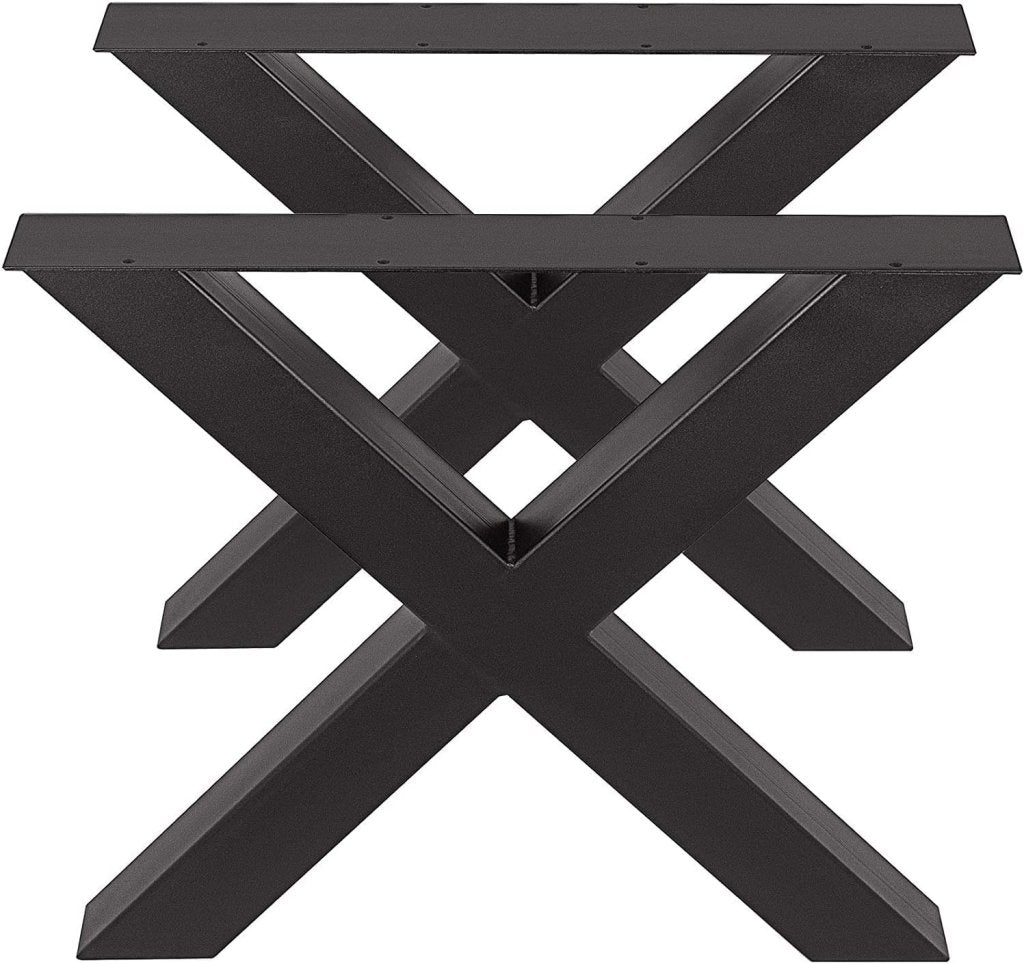 Metal Coffee Table Leg Desk Legs Set of 2 Industrial Table Legs,Metal Table Legs,Metal Bench Legs,Console Table Legs - resinhomefurniture