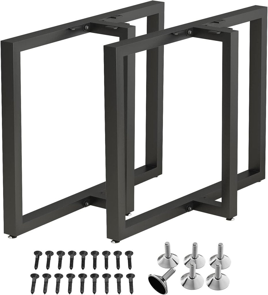 Metal Coffee Table Leg Desk Legs Set of 2 Industrial Table Legs,Metal Table Legs,Metal Bench Legs,Console Table Legs - resinhomefurniture
