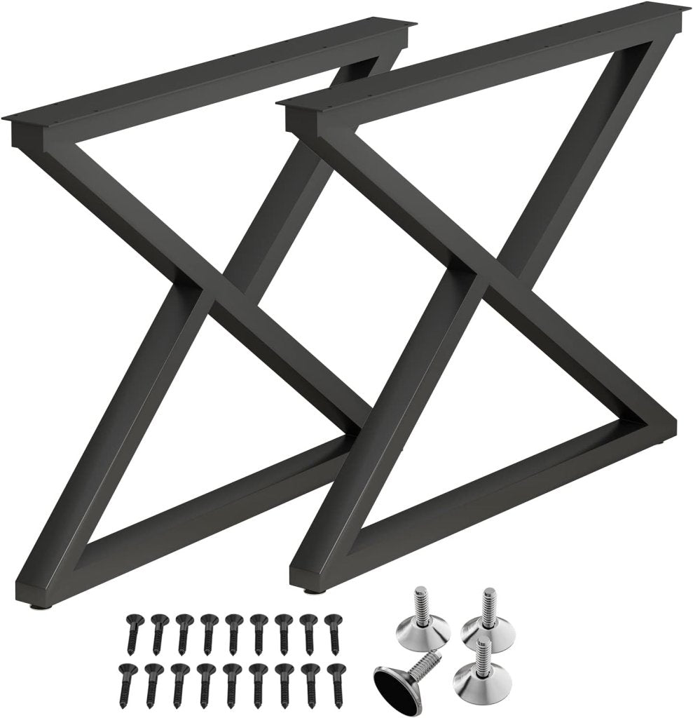 Metal Coffee Table Leg Desk Legs Set of 2 Industrial Table Legs,Metal Table Legs,Metal Bench Legs,Console Table Legs - resinhomefurniture