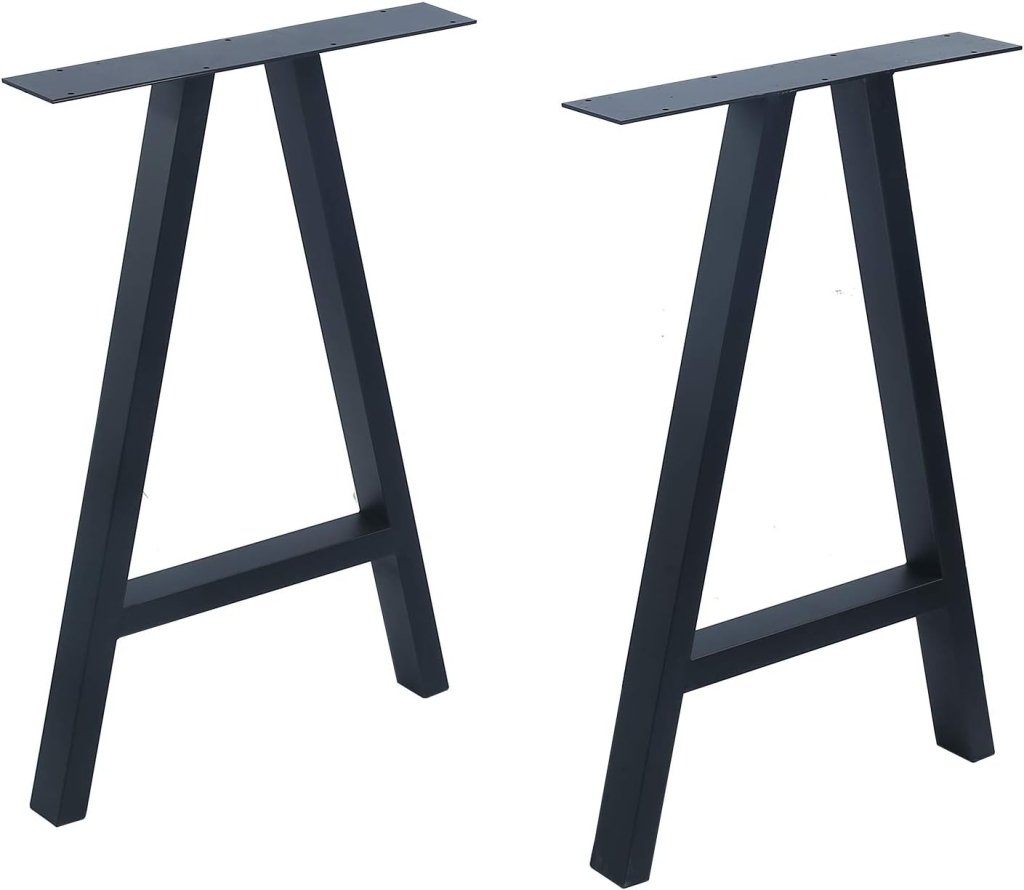 Metal Coffee Table Leg Desk Legs Set of 2 Industrial Table Legs,Metal Table Legs,Metal Bench Legs,Console Table Legs - resinhomefurniture