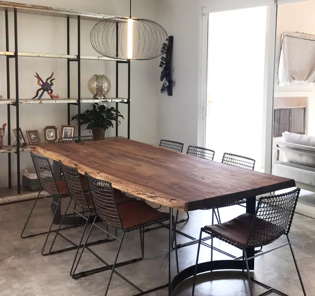 Natural Solid Wood Live Edge Table Top Fully Customized Best for Home/Living Room/Dining Room/Kitchen/Indoor and Outdoor Table. - resinhomefurniture