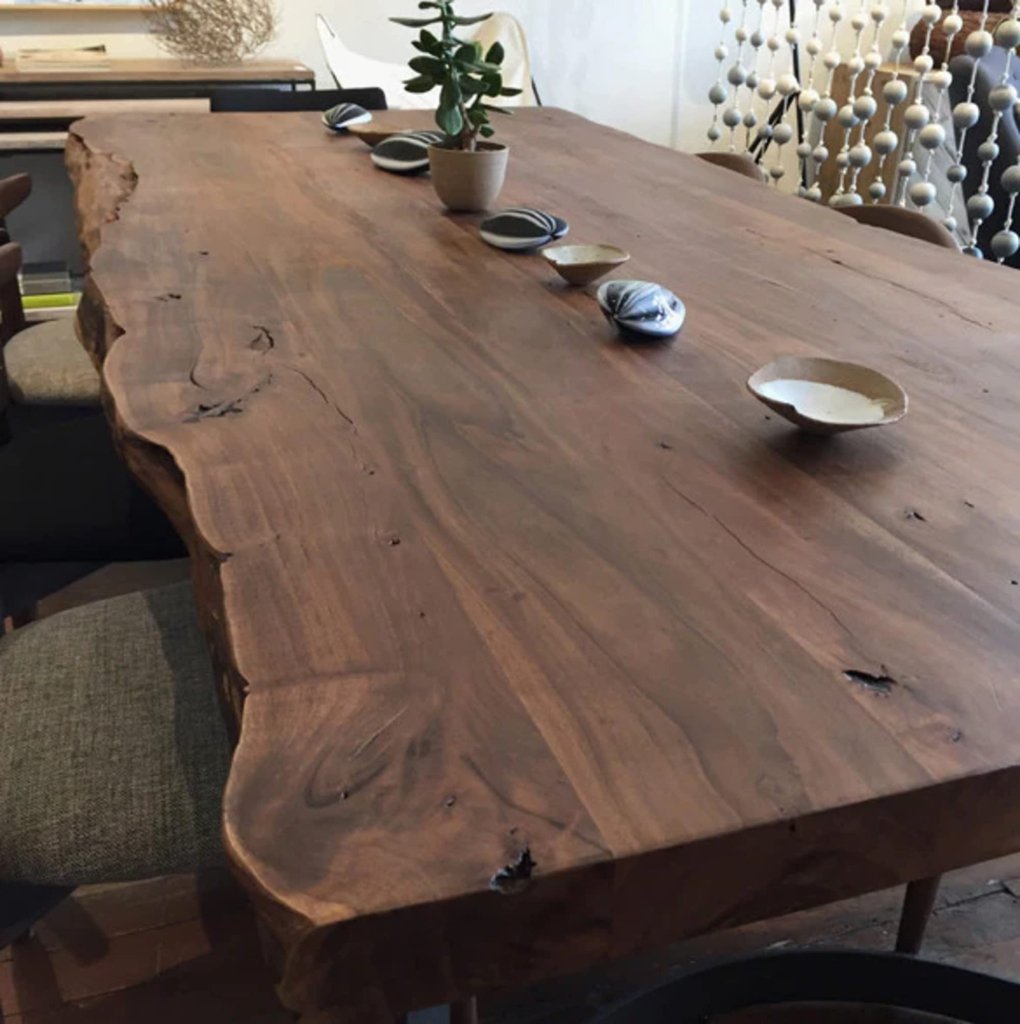 Natural Solid Wood Live Edge Table Top Fully Customized Best for Home/Living Room/Dining Room/Kitchen/Indoor and Outdoor Table. - resinhomefurniture