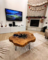 personalized - jet - black - round - epoxy - resin - coffee - table - dining - table - kitchen - table - patio - table - console - table - living - room - table - central - table - side - table - resinhomefurniture