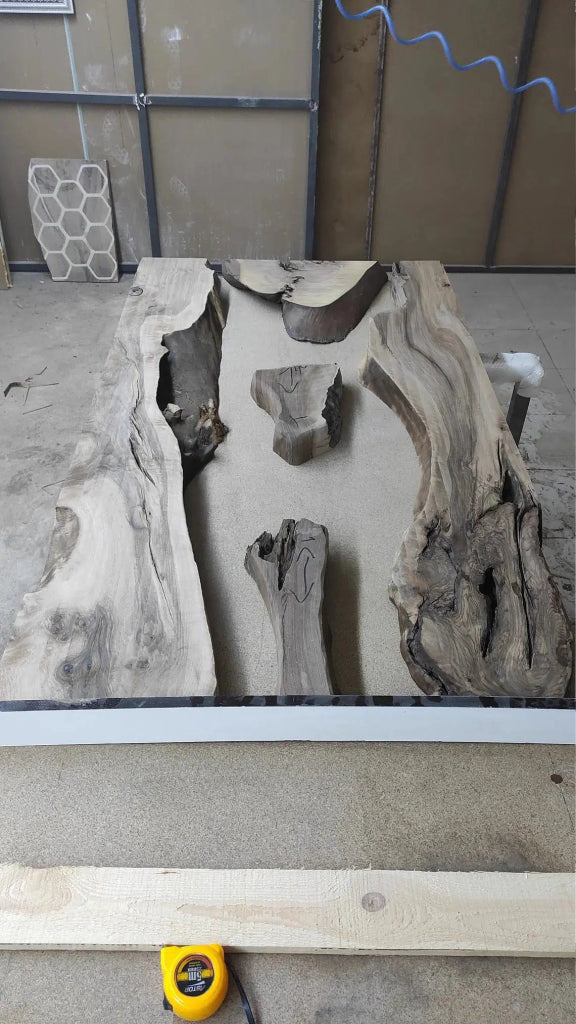Personalized LARGE EPOXY TABLE, Resin Dining Table For 2 , 4 , 6, 8 River Dining Table Top, Wood Epoxy Coffee Table Top, Living Room Table - resinhomefurniture
