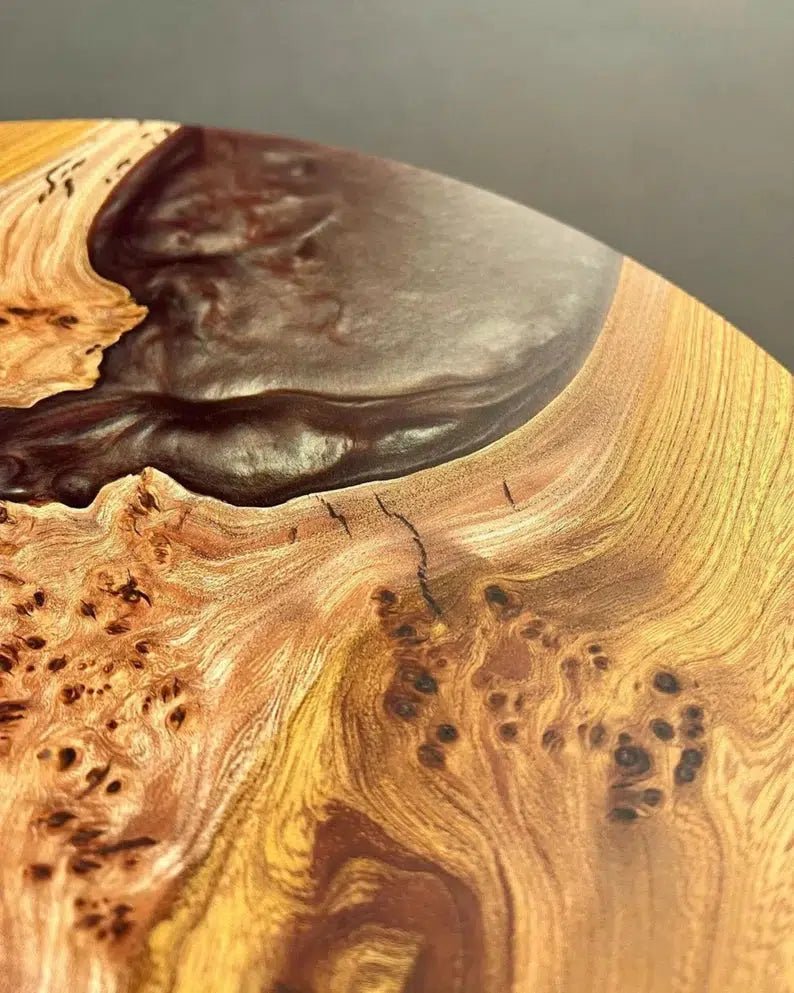 Personalized LARGE EPOXY TABLE, Resin Dining Table For 2 , 4 , 6, 8 River Dining Table Top, Wood Epoxy Coffee Table Top, Living Room Table Top - resinhomefurniture