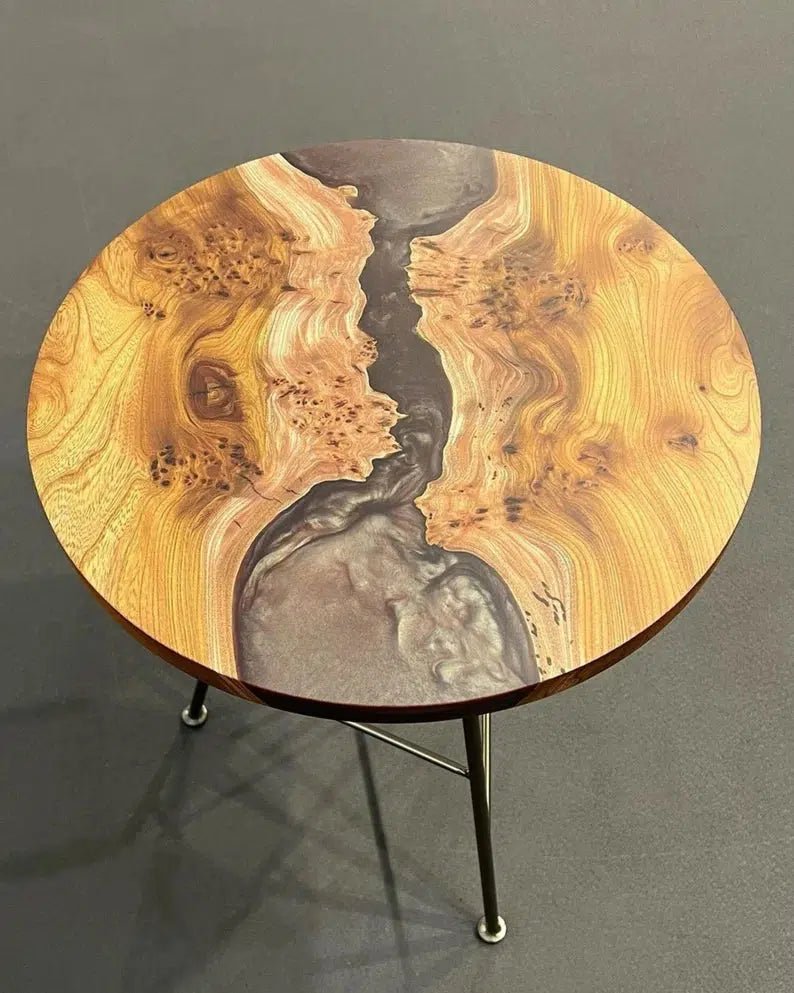 Personalized LARGE EPOXY TABLE, Resin Dining Table For 2 , 4 , 6, 8 River Dining Table Top, Wood Epoxy Coffee Table Top, Living Room Table Top - resinhomefurniture