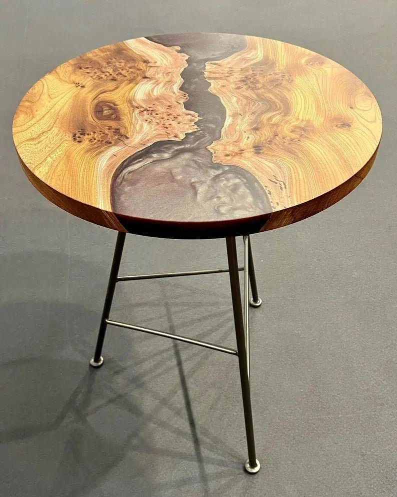 Personalized LARGE EPOXY TABLE, Resin Dining Table For 2 , 4 , 6, 8 River Dining Table Top, Wood Epoxy Coffee Table Top, Living Room Table Top - resinhomefurniture