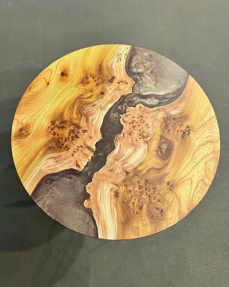 Personalized LARGE EPOXY TABLE, Resin Dining Table For 2 , 4 , 6, 8 River Dining Table Top, Wood Epoxy Coffee Table Top, Living Room Table Top - resinhomefurniture