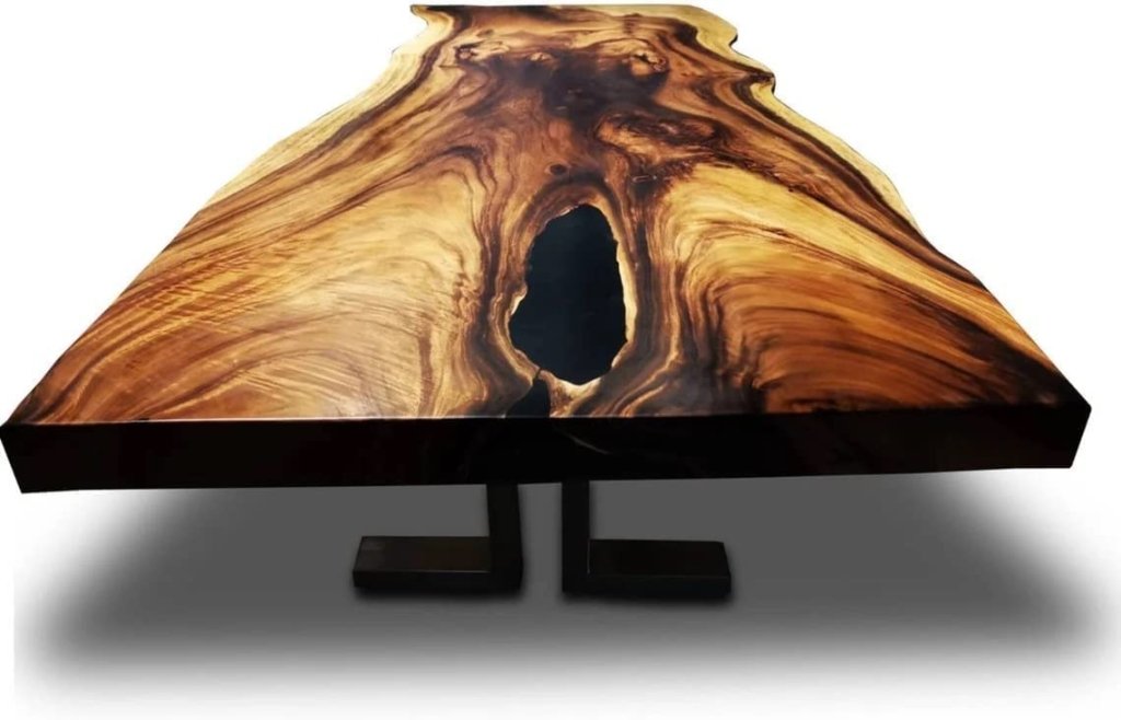 Personalized Large EPOXY Table, Resin Dining Table for 2, 4, 6, 8 River Table Top, Wood Epoxy Coffee Table Top, Living Room Table - resinhomefurniture