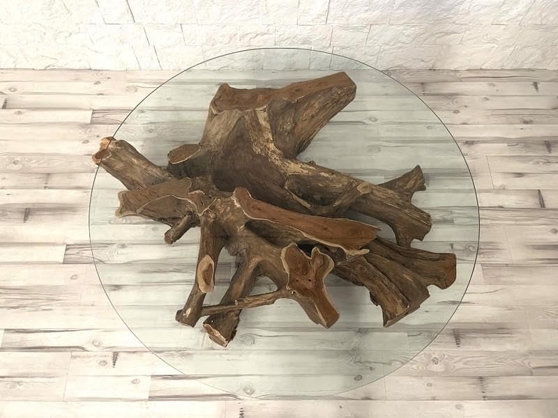Personalized Premium Live Edge Wooden Log Special Design for Round Coffee Table Living Room Table Epoxy Table Resin Table Home Decor Side/End Table Patio Table (Without Glass) - resinhomefurniture