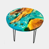 Premium Seashore Look Epoxy Resin Coffee Table Patio Table Console Table Side Table End Table Centre Table Kitchen Table Office Table Living Room Table Home Décor - resinhomefurniture