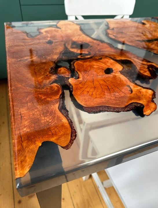 subtle - look - transparent - epoxy - resin - dining - table - acacia - wood - coffee - table - live - edge - table - living - room - table - console - table - patio - table - kitchen - table - side - table - resinhomefurniture