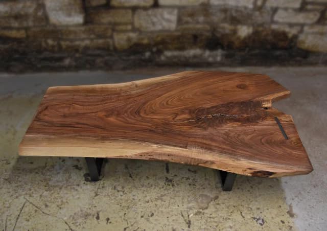 TUZECH Custom Natural Wood Live Edge Dining Table Wooden Dining Table Coffee Table Bar Counter Living Room Table Wall Art Side/End Table Conference Table Home Décor - resinhomefurniture