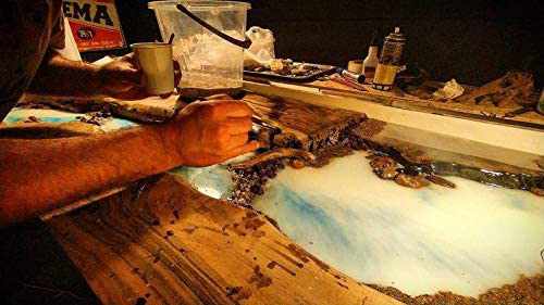 TUZECH Epoxy Resin Realistic River Table, Epoxy Resin River Table, Epoxy Resin River Dining Table, Ocean Table, Epoxy Resin Ocean Table, Ocean - resinhomefurniture