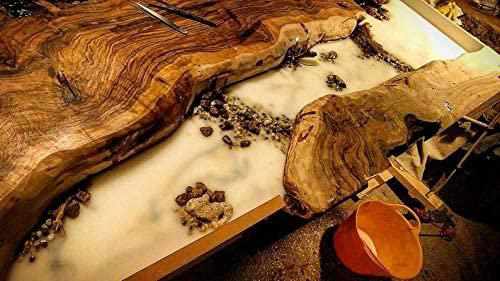 TUZECH Epoxy Resin Realistic River Table, Epoxy Resin River Table, Epoxy Resin River Dining Table, Ocean Table, Epoxy Resin Ocean Table, Ocean - resinhomefurniture