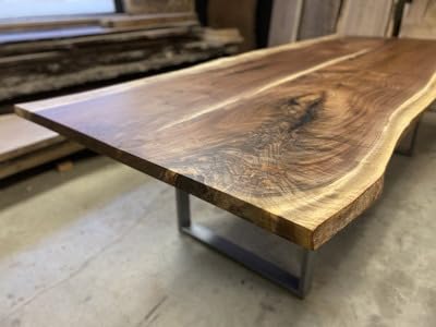 TUZECH Houston Live Edge Solid Wood Coffee Table Living Room Table Dining Table Console Table Patio Table Kitchen Table Centre Table Bar Counter Table Side Table Home Décor - resinhomefurniture