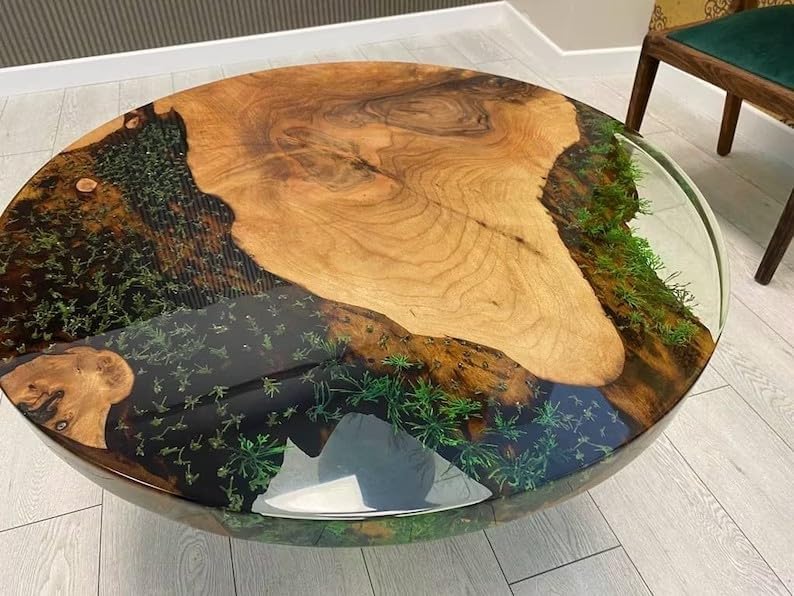 unique - large - indoor - epoxy - resin - coffee - table - living - room - table - wooden - plant - floral - look - table - for - 2 - 4 - 6 - 8 - epoxy - table - conference - table - side - end - table - patio - table - resinhomefurniture