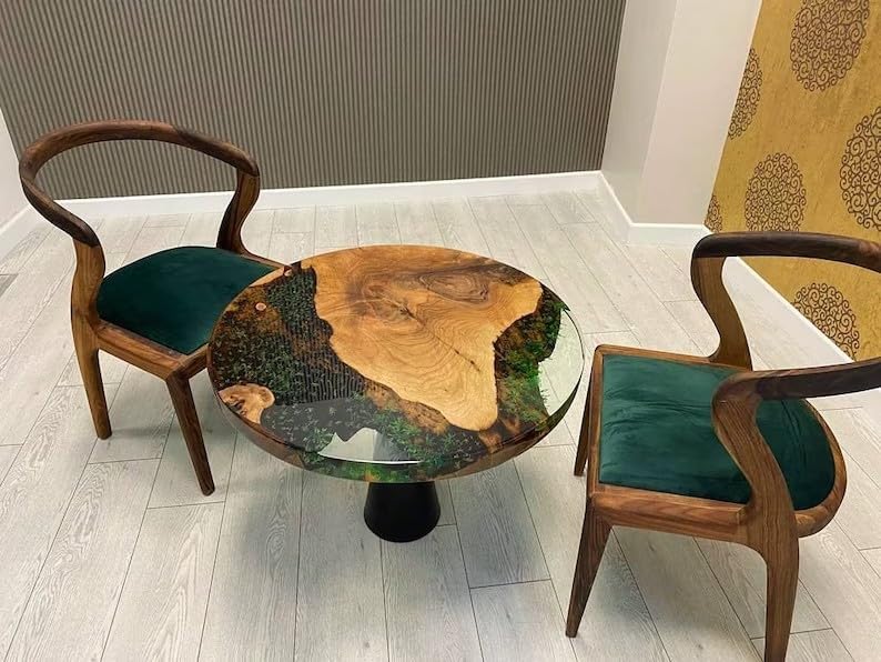 unique - large - indoor - epoxy - resin - coffee - table - living - room - table - wooden - plant - floral - look - table - for - 2 - 4 - 6 - 8 - epoxy - table - conference - table - side - end - table - patio - table - resinhomefurniture