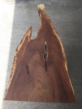 Unique Pattern Live Edge Dining Table Kitchen Table Conference Table Patio Table bar Counter Table Coffee Table Living Room Table Console Table End/Side Table (43 x 21 Inches) - resinhomefurniture