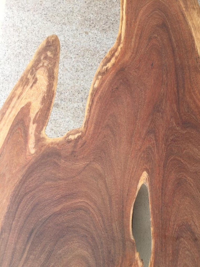 Unique Pattern Live Edge Dining Table Kitchen Table Conference Table Patio Table bar Counter Table Coffee Table Living Room Table Console Table End/Side Table (43 x 21 Inches) - resinhomefurniture