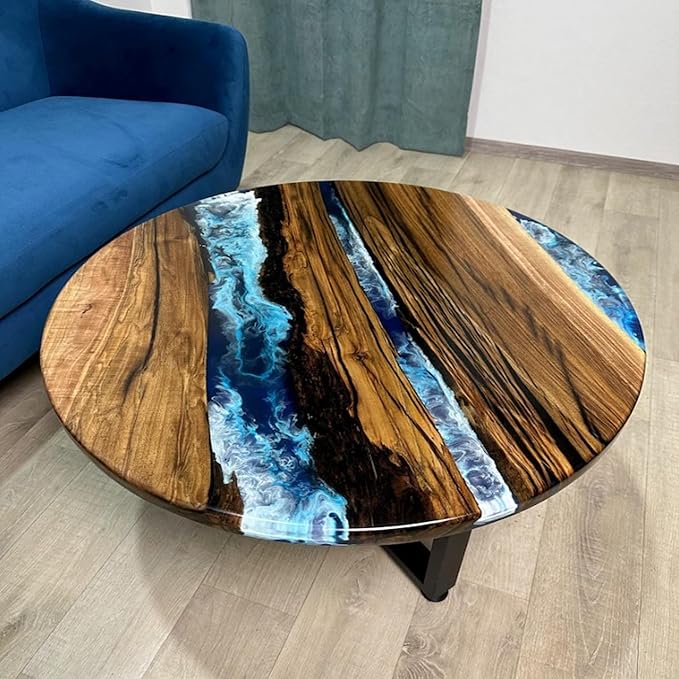 Beautiful Blue Ocean Epoxy Resin Table